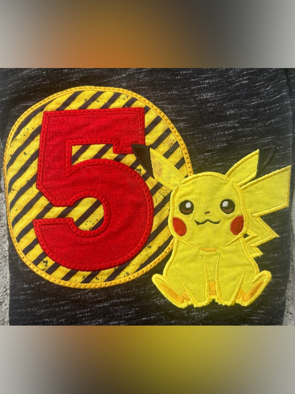 Pokemon Birthday Tee ~ 5!
(Custom)
